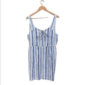 Derek Heart Striped Cotton Dress Size XL